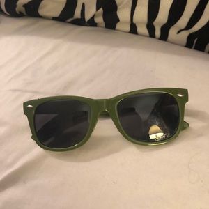Olive green sunglasses